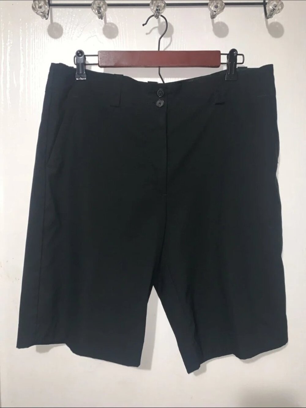 Nike Black Dri-FIT Golf Athletic Shorts, size 12, New without tags